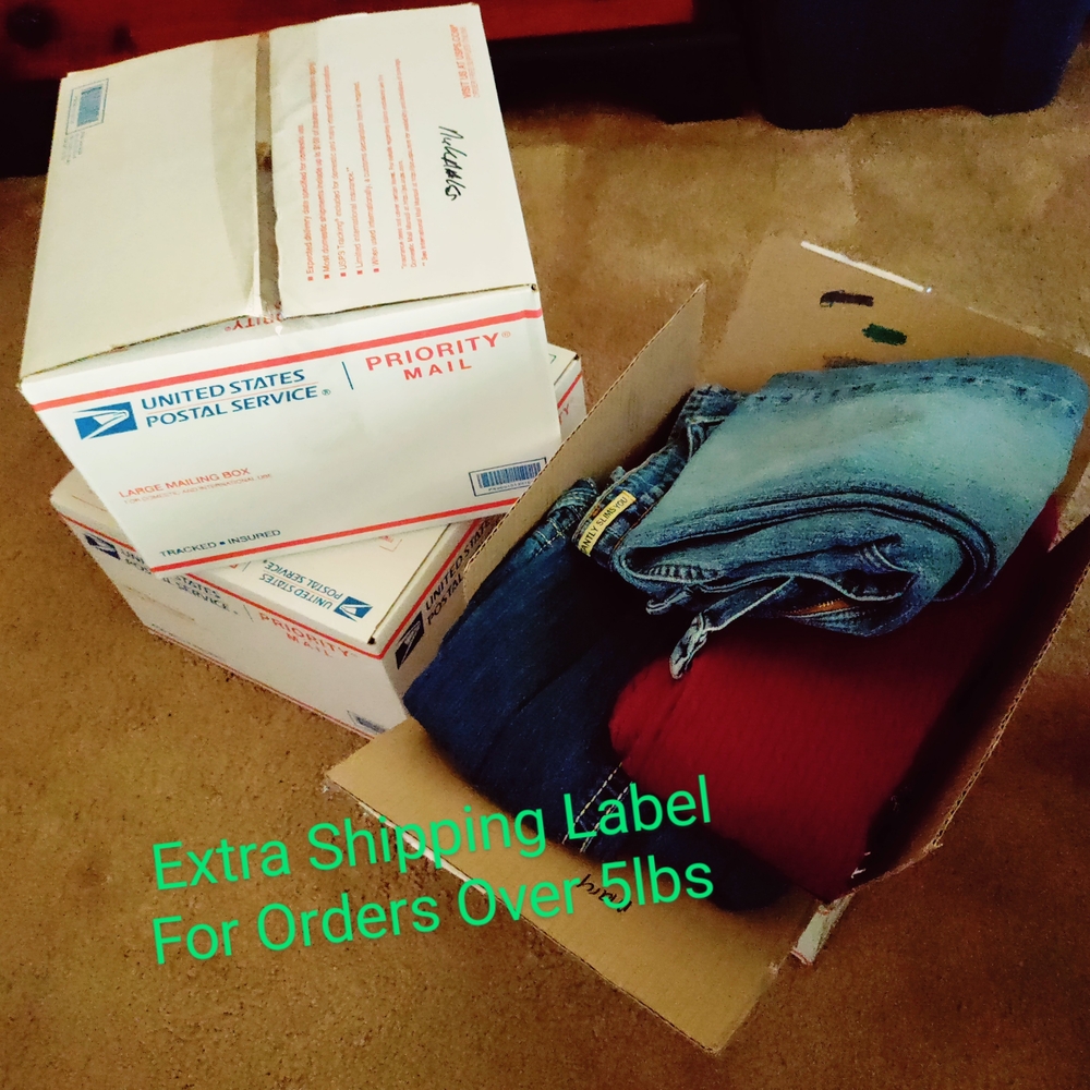 📦Extra Shipping Label For Orders Over 5lbs.📦